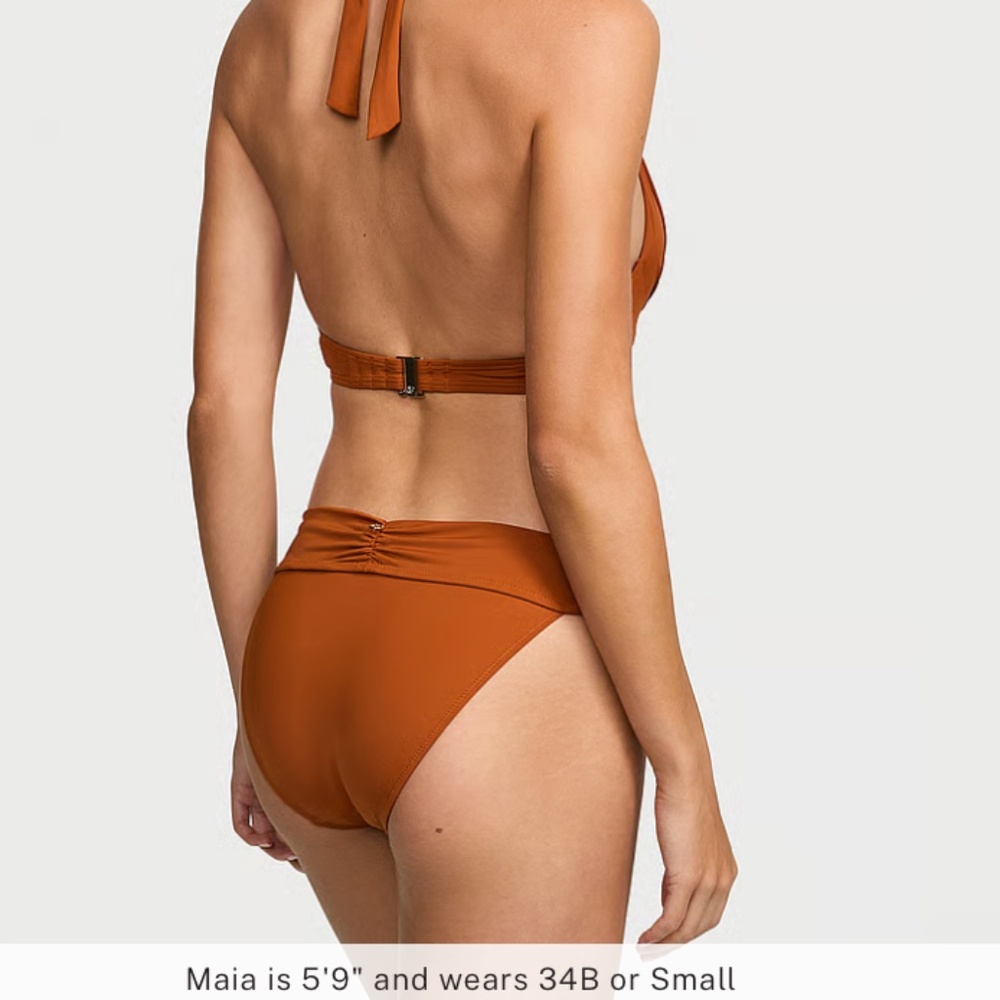 NWOT VICTORIA'S SECRET SWIM Essential Harlow Bikini Bottom SZ Med